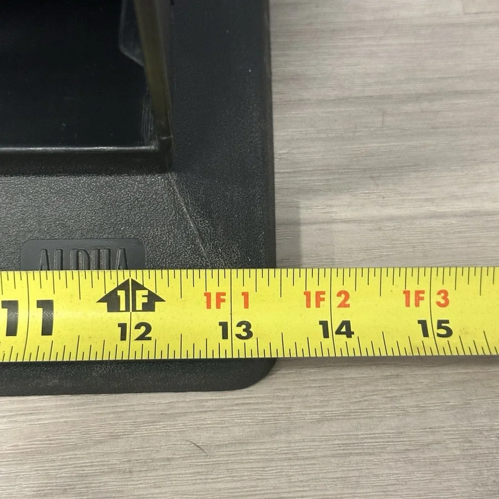 Vtg Alpha Twin Double Row Tower 120 CD Holder Compact Disc Storage Black Stand